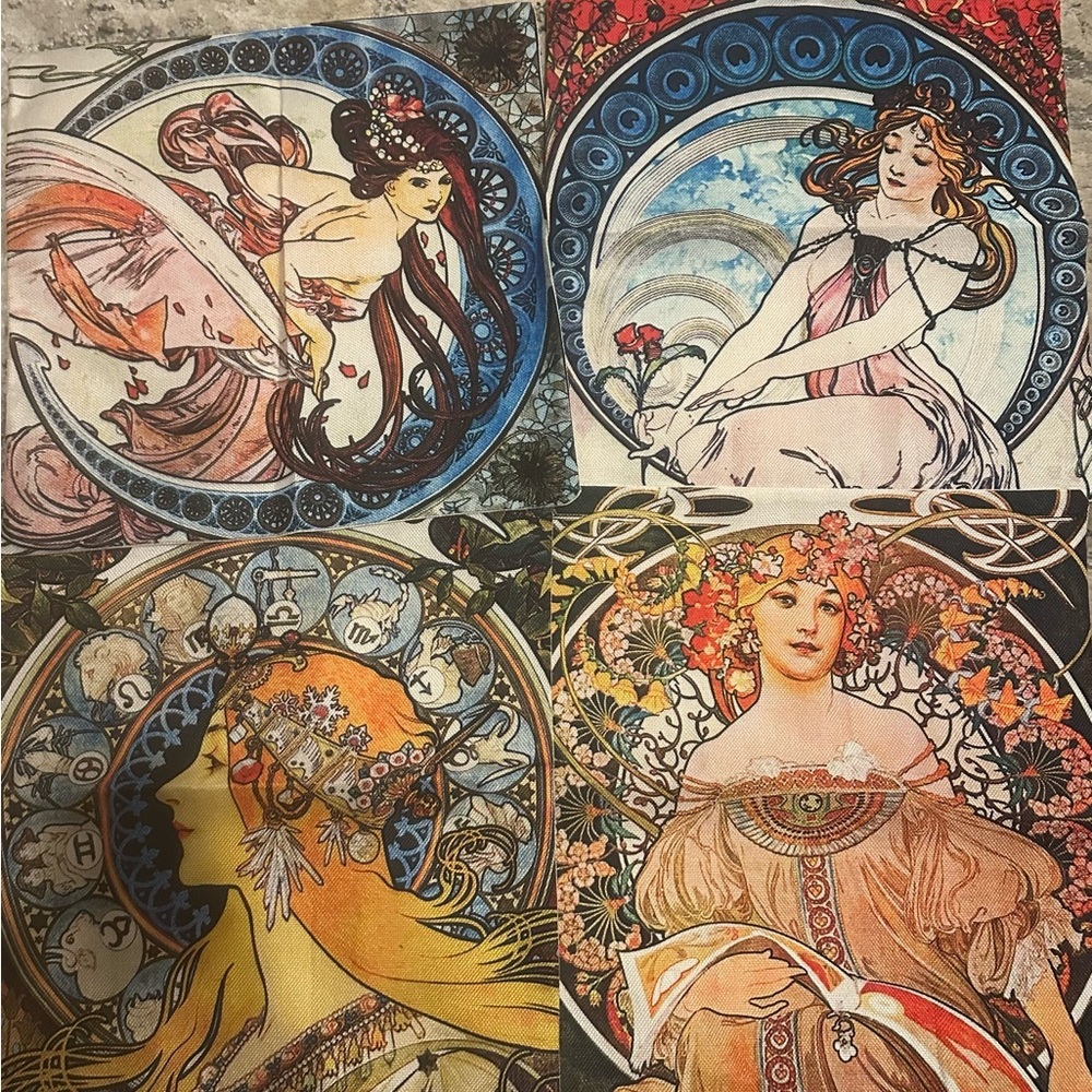 17x17 each , set of 4 Decorative throw pillow covers